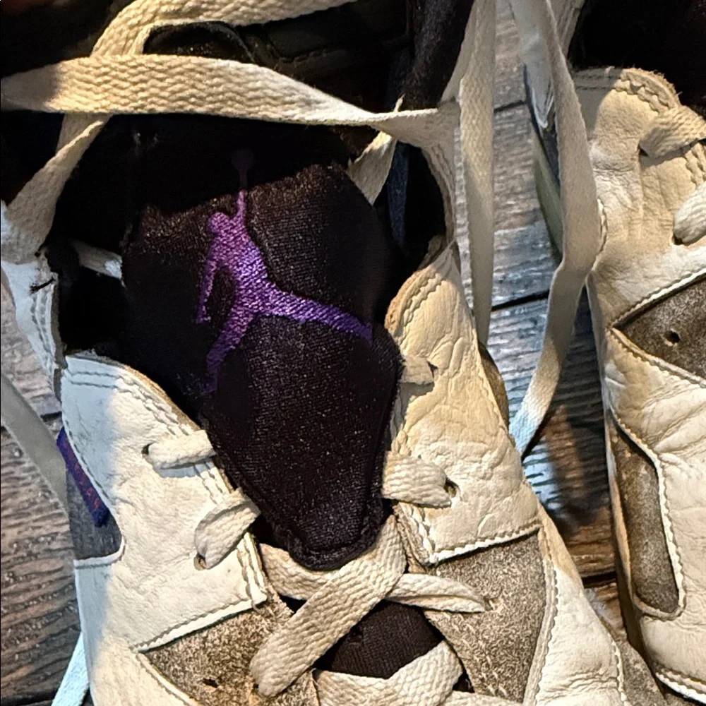 Nike Air Jordan 6 Retro LTR Flint Men's 13 US White Sneakers (C13125-100) - Picture 5 of 16